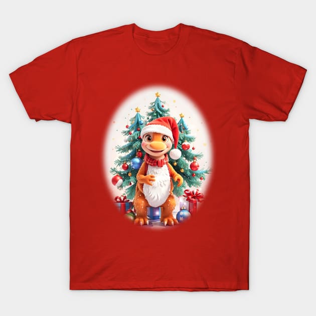Dinosaur Christmas T-Shirt by Jurassic Merch
